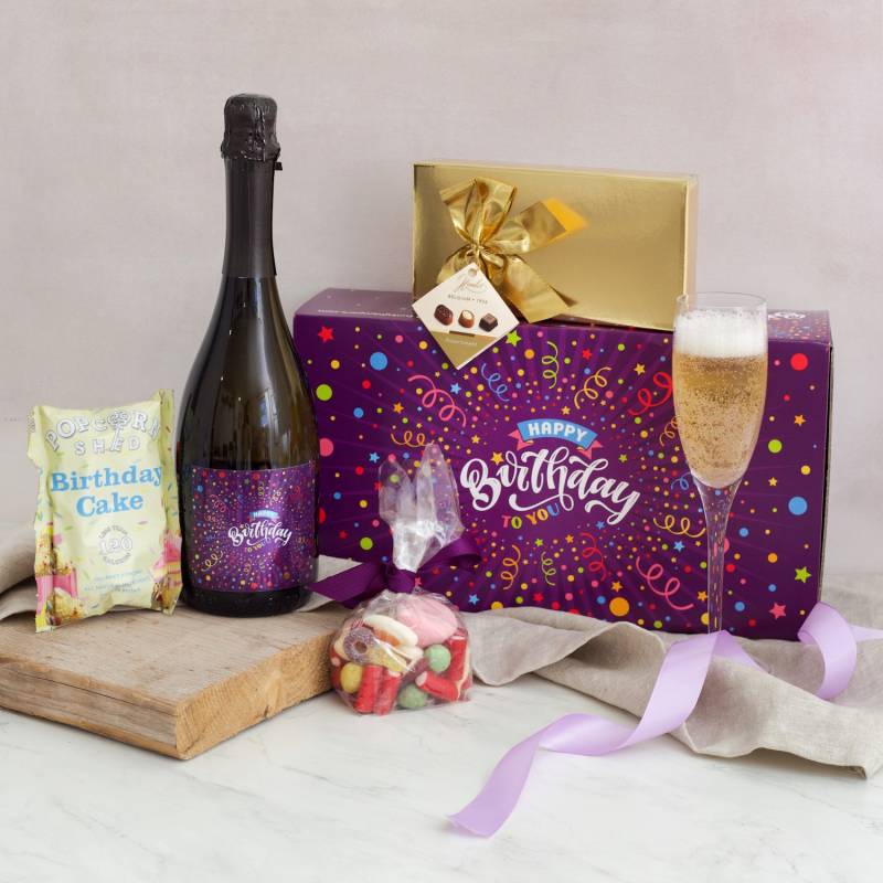 Happy Birthday Prosecco Treats Gift Box