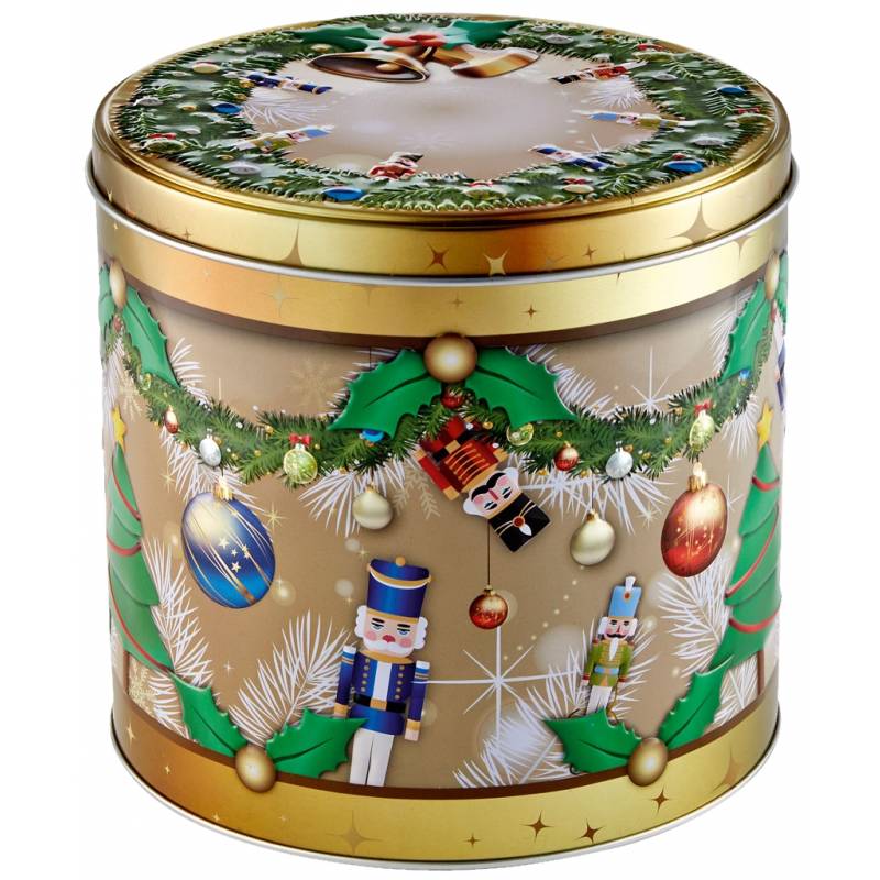 Nutcracker Tin of Christmas Biscuits Funky Hampers